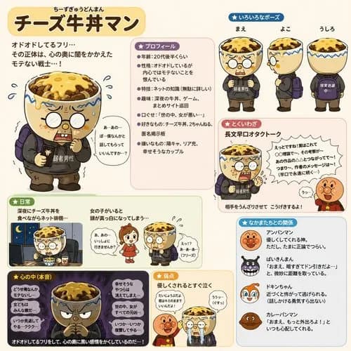 【爆笑】ぼく「へい！チャッピー！『チーズ牛丼マン』を描いて」ｗｗｗｗｗｗｗｗｗｗ