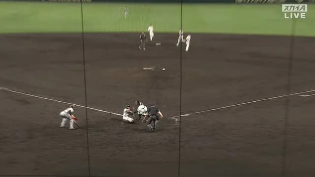 巨人、試合を成立狙ってわざとアウトになる???wwww