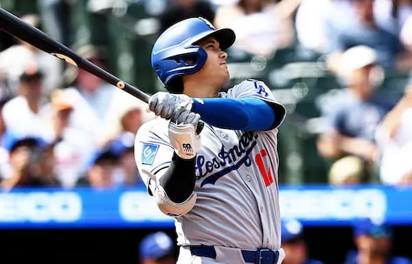 大谷翔平、2打席連発47、48号 全5出塁で勝利貢献 ドジャースは6試合ぶり白星で泥沼脱出