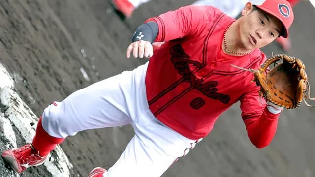 カープ勝田成、ショート奪取も視野!矢野2軍降格でチャンス到来