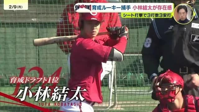 カープ新戦力で1軍枠を勝ち取るのは誰?勝田or辰見が一歩リードか?
