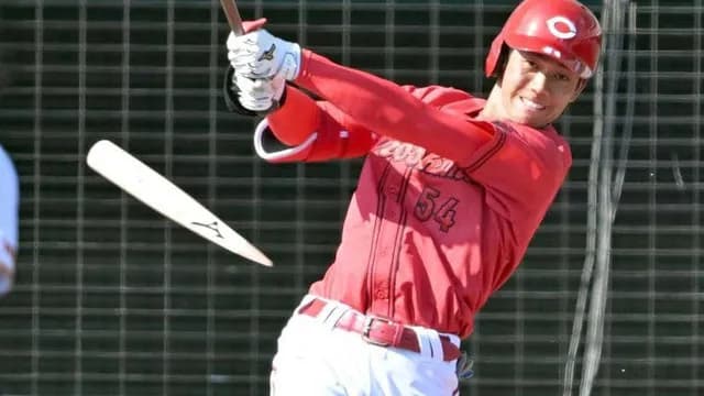 カープドラ6西川篤夢、巨人戦で2打数2安打!攻守も披露!高卒新人の対外試合鮮烈デビューに新井監督「大したもの」