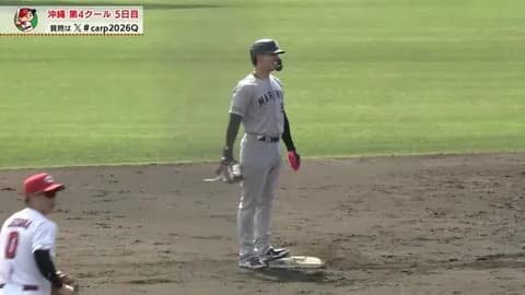 ロッテ、藤原・ソトの連続タイムリーで2点先制!!