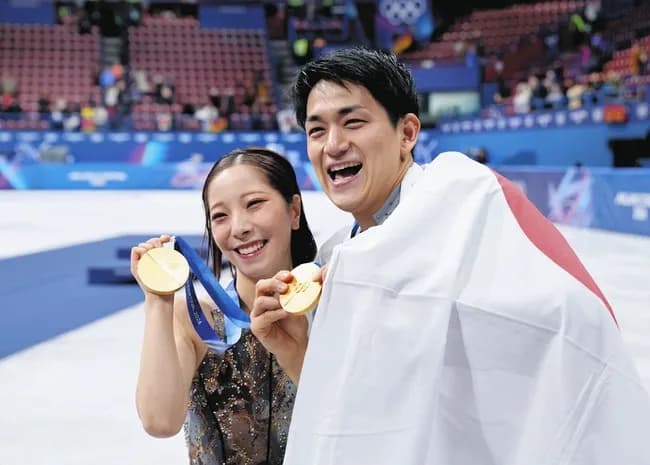 金メダルのりくりゅうペア、国民から付き合っていることを期待されてしまう