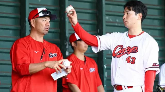 カープ島内『新フォーク』習得へ!「試しでやってみたら意外と」