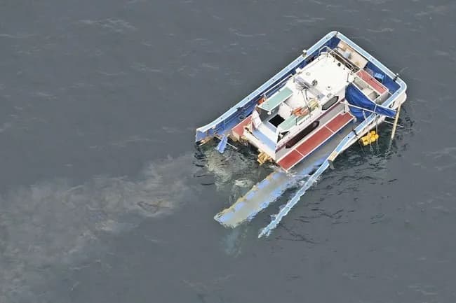 鳥羽の釣船大破事故、貨物船の女船長(21)を逮捕