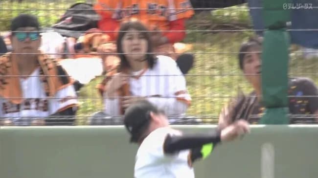 【巨人対楽天オープン戦】巨人・丸のライトの守備wwwwwwwwwwwwww