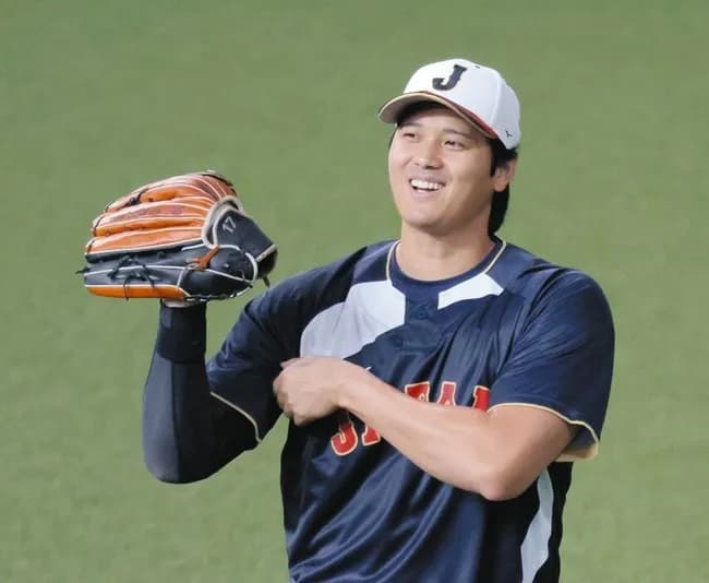 大谷翔平、阪神戦は1番で出場 井端監督が会見で説明、近藤健介は2番【WBC強化試合】