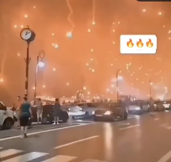 【動画】ブチギレたイラン、イスラエルの市街地を火の海にしてしまう・・・・・・・・・・