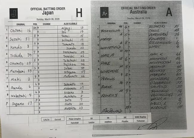 侍ジャパンが天覧試合で打線改造!大谷翔平と鈴木誠也を1、2番コンビに 近藤健介は3番で起用【スタメン一覧】