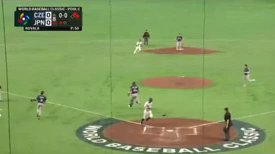 日本、チェコの中継エラーで先制