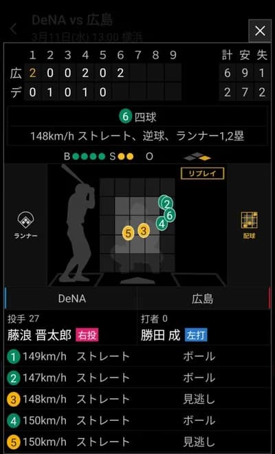 DeNA藤浪の投球wwwwwwwwwwwwwwwwww