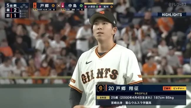 【悲報】巨人戸郷の年間球数推移WWWWWWWWWWWWWWWWWWWWWWWWWWWWWWWWWWWWWWWWWW