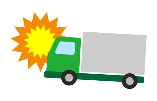 トラック運転手、ワンミスで人生終わる模様