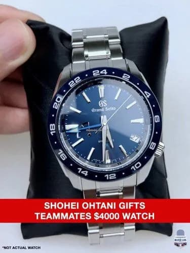 【画像】大谷翔平さんがチームメイトに贈った腕時計、ガチでヤバすぎるwwwwwwwwww