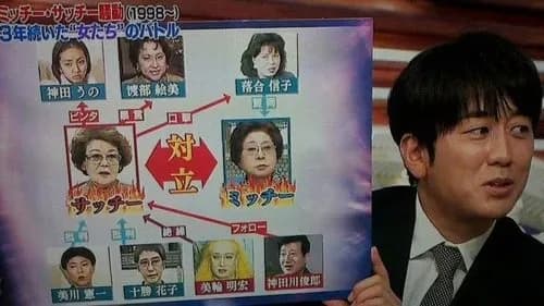 【画像】ミッチー・サッチー騒動の相関図、サッチーの全方位攻撃がヤバすぎるwwwwwwwwww