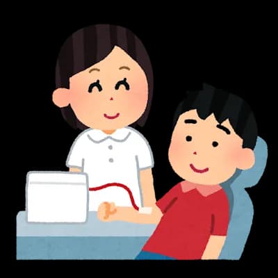 献血ルームに来ました