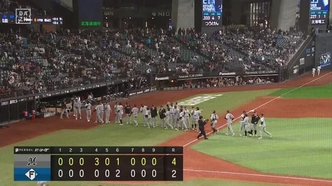 【日本ハム対ロッテ2回戦】ロッテが日本ハムに快勝! 連敗2で止める 24イニングぶり得点 ソト2号決勝3ラン ジャクソン5回無失点で移籍後初勝利 高野2失点