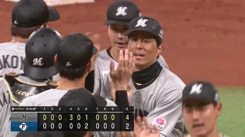 4月1日 日本ハム2-4ロッテ 先発ジャクソンが5回無失点で移籍後初勝利!ソトの一発など打線が昨日の雪辱を晴らす