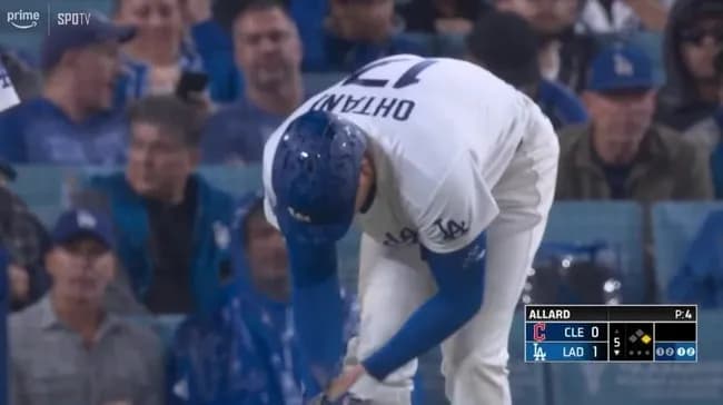 大谷翔平、第三打席は二打席連続四球で出塁