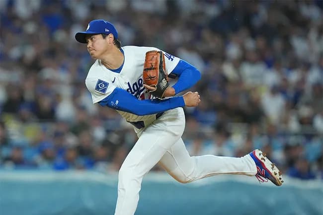 大谷翔平 今季初の投打二刀流で6回1安打無失点6Kの快投!勝ち投手の権利得て降板