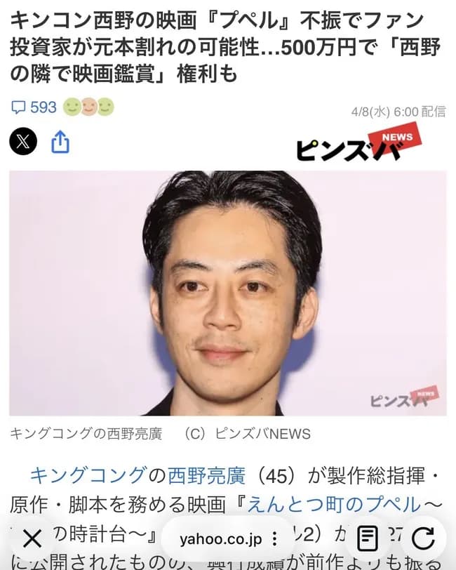 西野とプペルを見る権利 500万