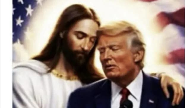 トランプ「クソッ!ワイがキリストのコスプレしてる画像生成したら怒られた」