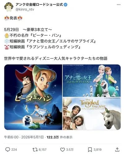 【悲報】金曜ロードショーさん、ガチのマジで本気を出した結果wwwwwwwwww