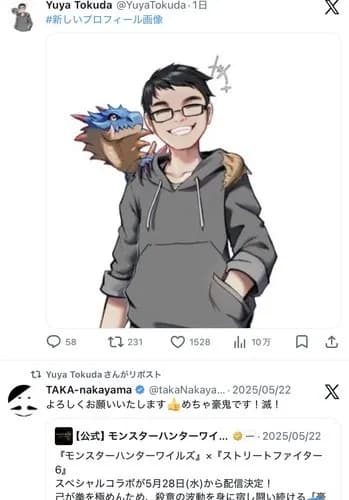 【朗報】モンハンワイルズのディレクターさん、1年ぶりにXを更新してしまうwwwwwwwwww